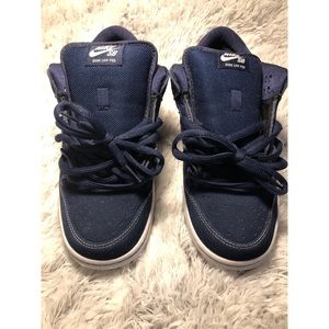 Nike Shoes - Nike SB Dunk Low Pro - Navy Blue, Men’s Nike Shoes - Nike SB Dunk Low Pro - Navy Blue, Men’s
